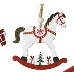 Wooden rocking horses