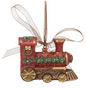 Red Resin Train Hanging Decoration