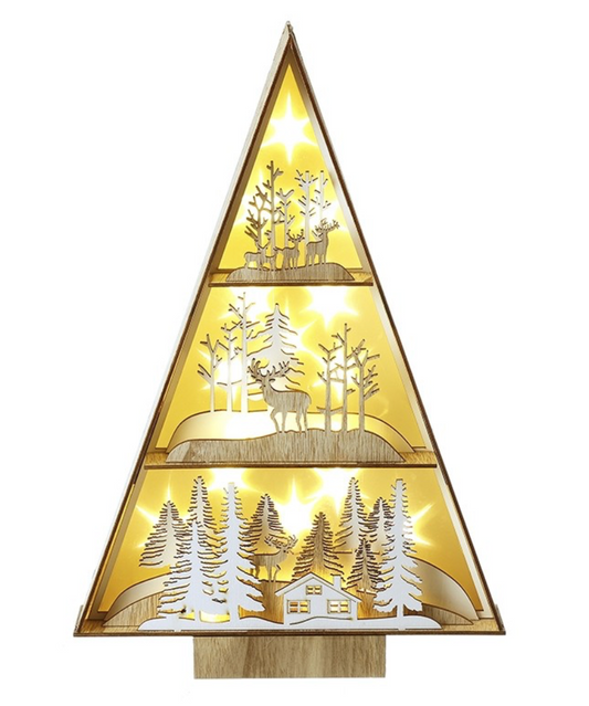 Light Up Tree Scene