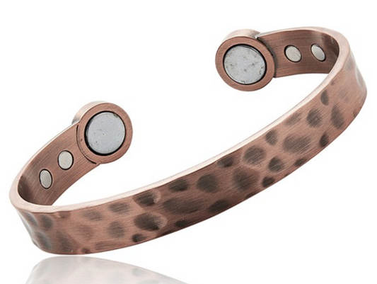 EQ For Men Hammered Copper Bangle