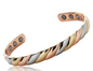 EQ for men three tone copper bangle