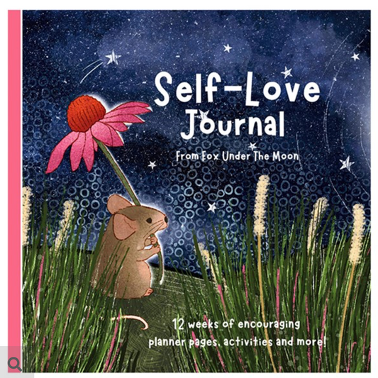 Fox under the moon self love journal