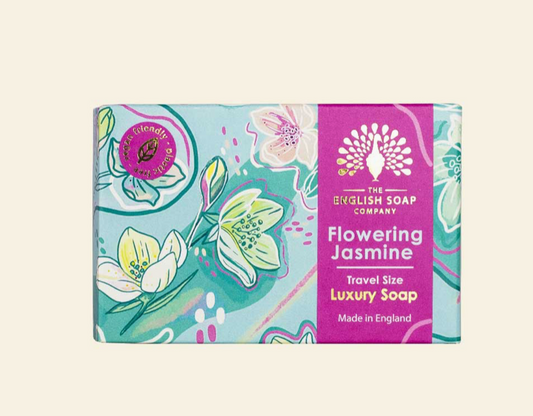 Travel flowering jasmine mini soap