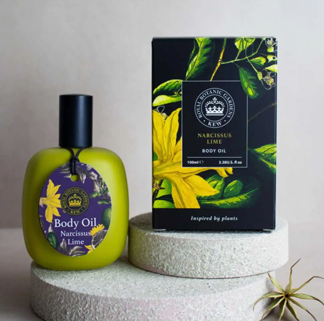 Kew garden narcissus lime body oil