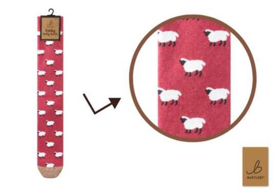 Ladies welly socks - Bold sheep