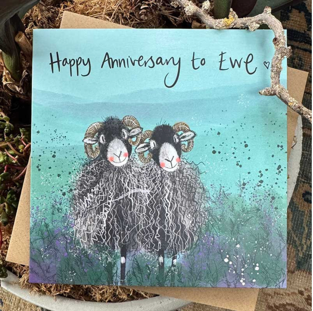 Anniversary to ewe card