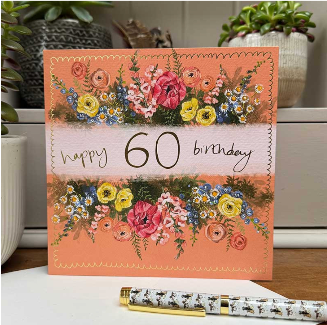 60th Birthday card