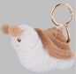 Cute plush snail keychain