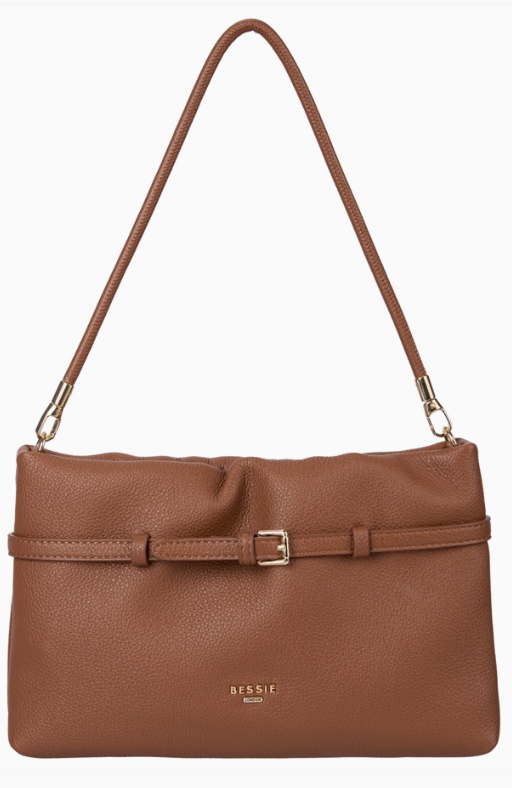 Petite slim shoulder bag - Tan