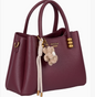 Adorable pebbled tote wine