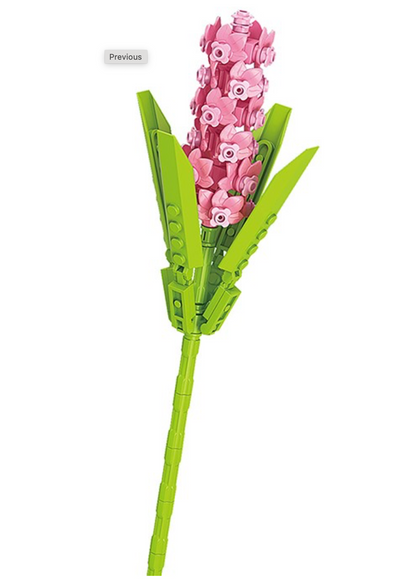 Mini Bricks Stem Flower Hyacinths