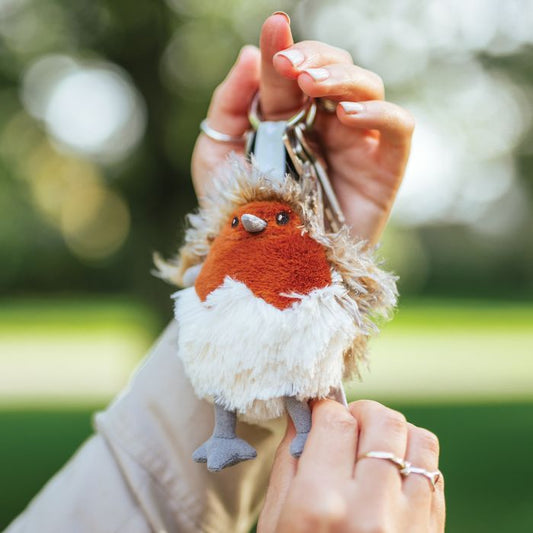 'ADELE' ROBIN PLUSH CHARACTER KEYRING image 0