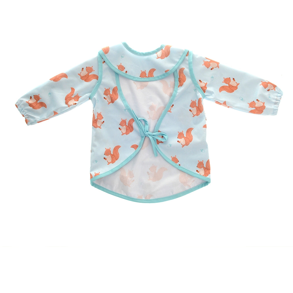 Coverall Feeding Bib Squirrels