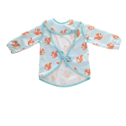 Coverall Feeding Bib Squirrels