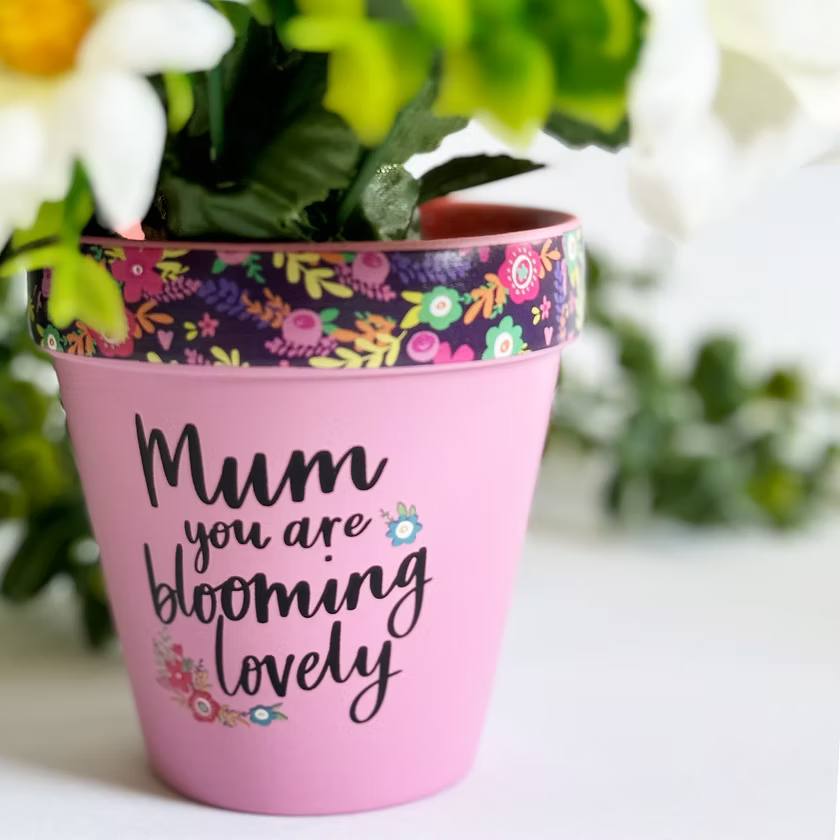 Mum you are blooming Planter
