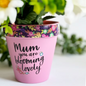 Mum you are blooming Planter