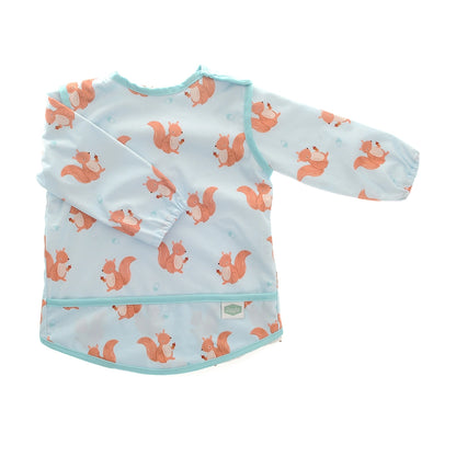 Coverall Feeding Bib Squirrels