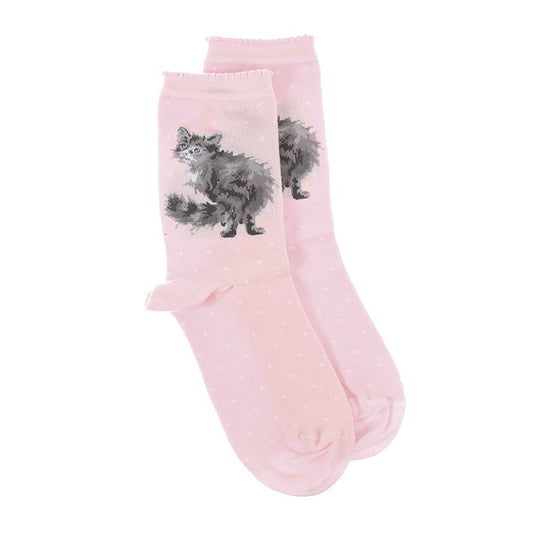 'GLAMOUR PUSS' CAT SOCKS image 0