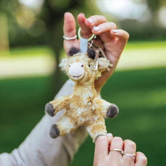 'CAMILLA' GIRAFFE PLUSH CHARACTER KEYRING image 0