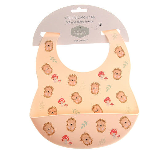 Catch it Silicone Bib Hedgehog