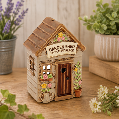 Village Pottery Garden Shed Tealight Holder