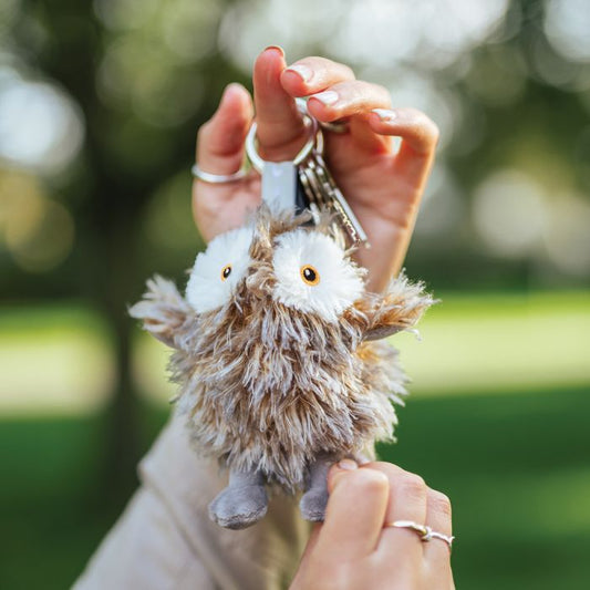 'ELVIS' OWL PLUSH CHARACTER KEYRING image 0