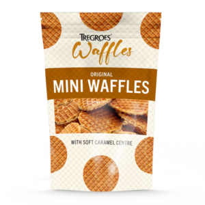 Tregroes Caramel Mini Waffles with soft caramel centre image 0